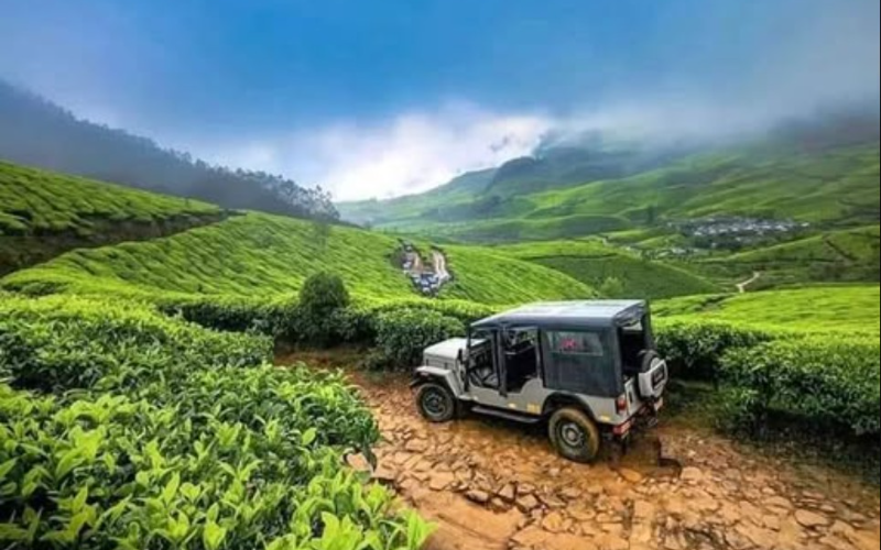Kolukkumalai Jeep Safari Booking Munnar